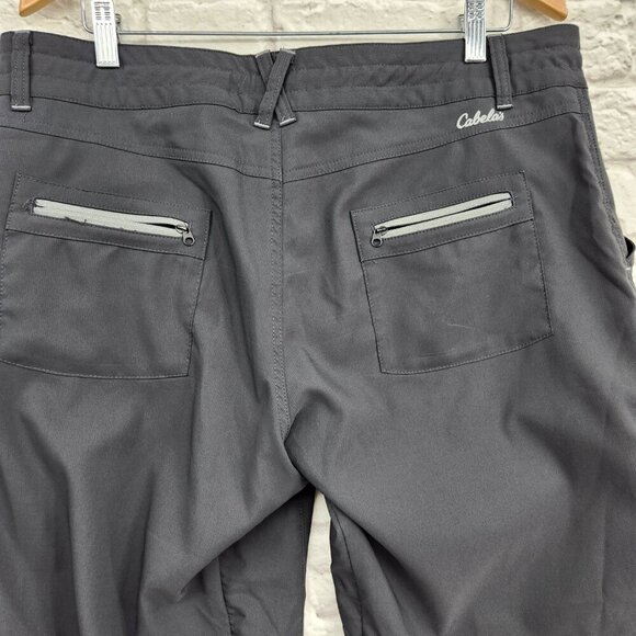 Cabela's XPG Women's Cool Phase Black Grey Size 14 Convertible Pants Gorpcore - Picture 9 of 15